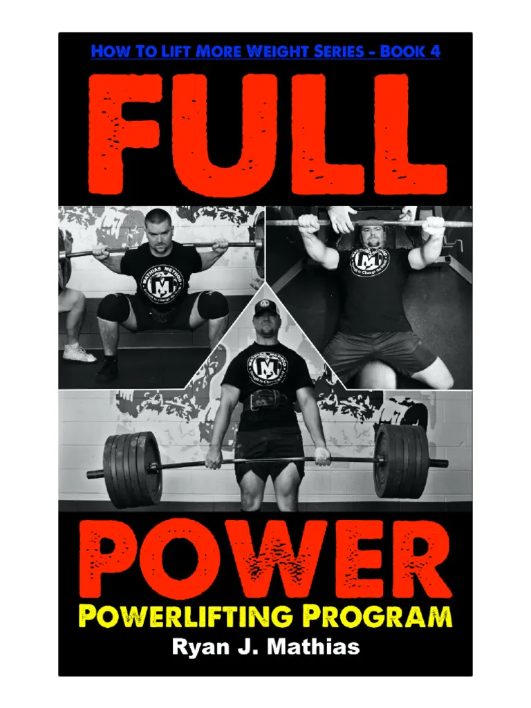Programme powerlifting PDF : quel cycle telecharger ?