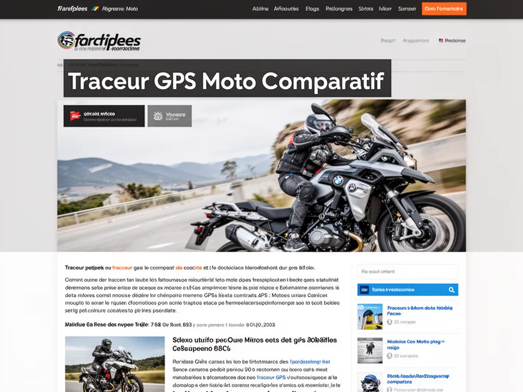 Gros plan sur une moto garée, un traceur GPS fixé sous la selle